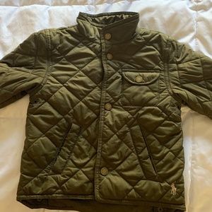 Boys Polo Ralph Lauren Khaki quilted Jacket